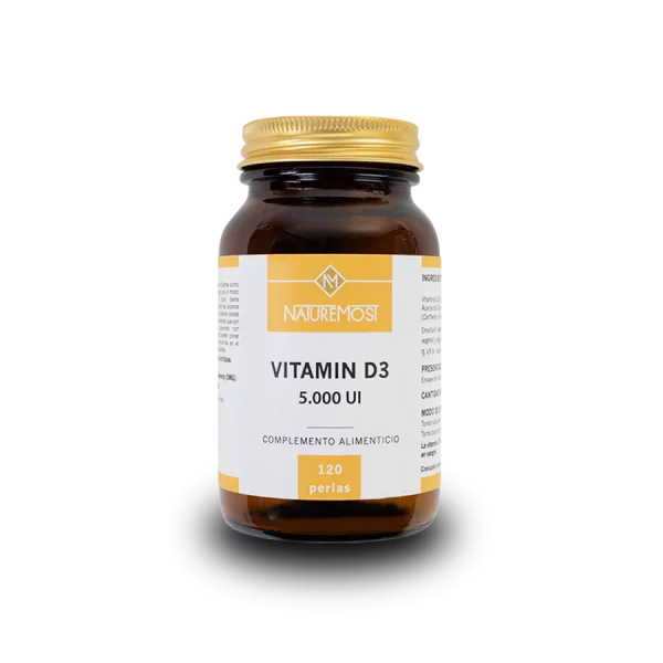 Vitamin D3 5000 U.I 120 perlas