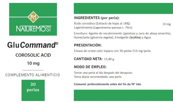 Glucommand 60 Perlas - Imagen 2
