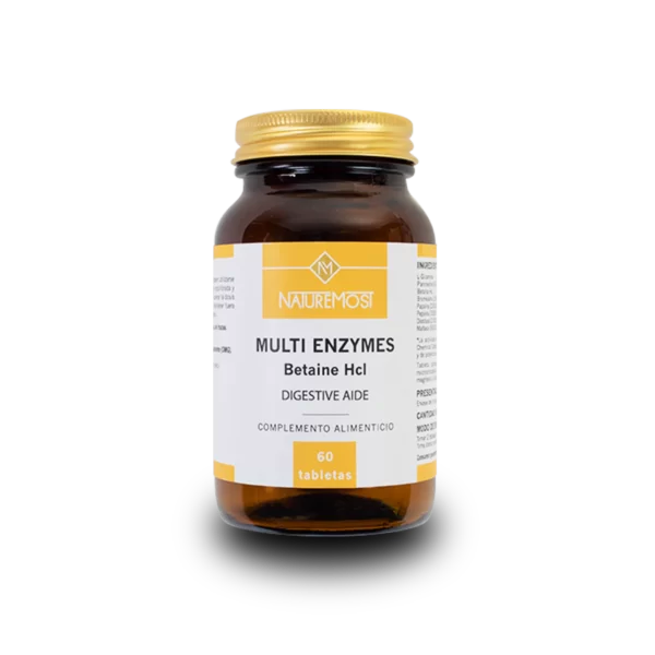 Multi Enzymes Betaine HCL 60 tabletas