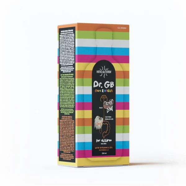 Jarabe Dr. GB (Gut & Brain) con Reishi, Melena de león, Prebióticos y Vitaminas C y A - Imagen 2