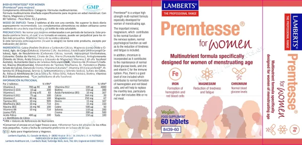 Premtesse® 60 Tabletas - Imagen 2
