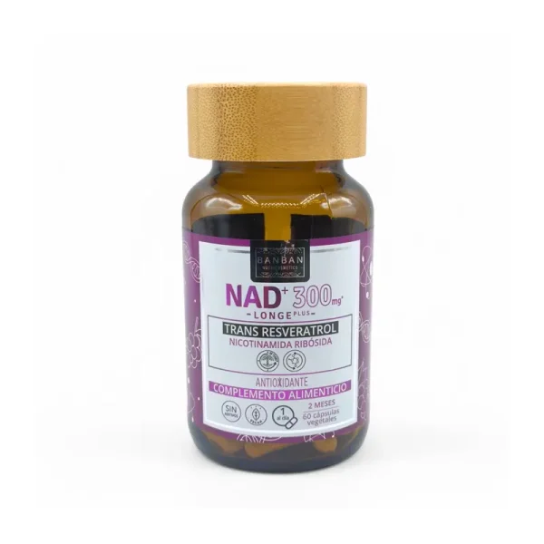 NAD+ 300mg con Trans-resveratrol 60 Cápsulas