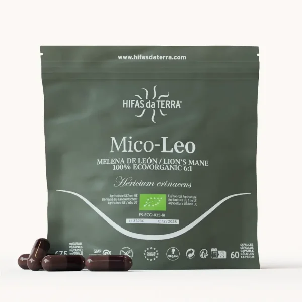 Mico-Leo Extracto Puro ECO de Melena de león (REFILL 60caps.)
